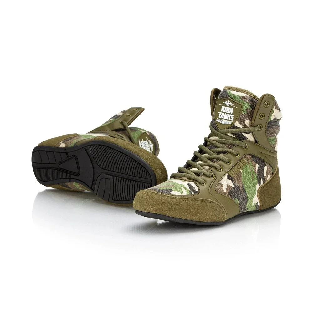 Iron‎ Tanks Titan III Gym Shoes Raw Camo Mens Size 12 New With Tags/Box